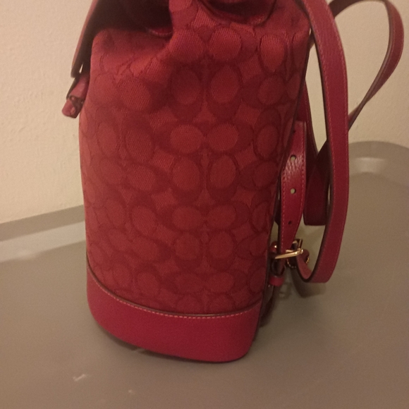 Coach Red Backpack NWT - Picture 2 of 7